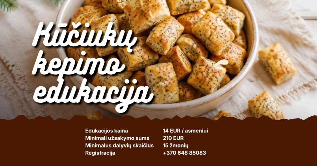 Miško Gryčia organizuoja kūčiukų kepimo edukacija